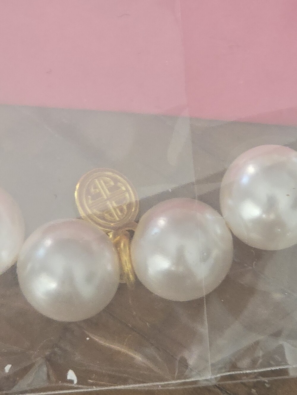 Budhagirl White Pearl Mala Beaded Bracelet Nwt - Picture 3 of 4